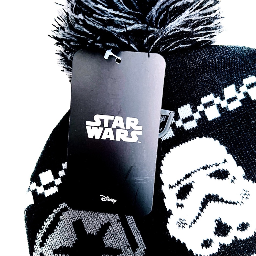 Disney Star Wars Storm Trooper Movie Winter Hat Beanie Mens Womens Gift - Picture 3 of 7
